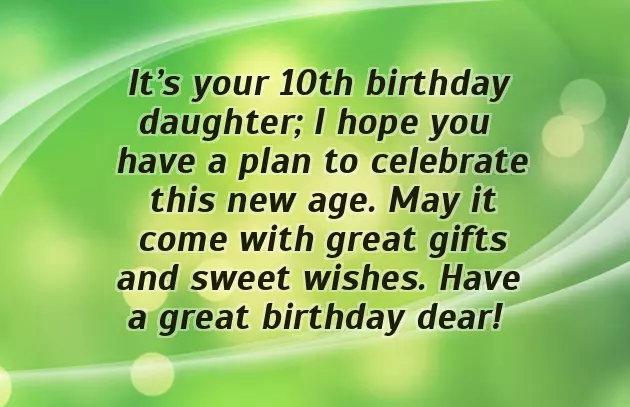 Birthday Wishes For 10 Years Old Girl Birthday Wishes For 10 Years Old Girl