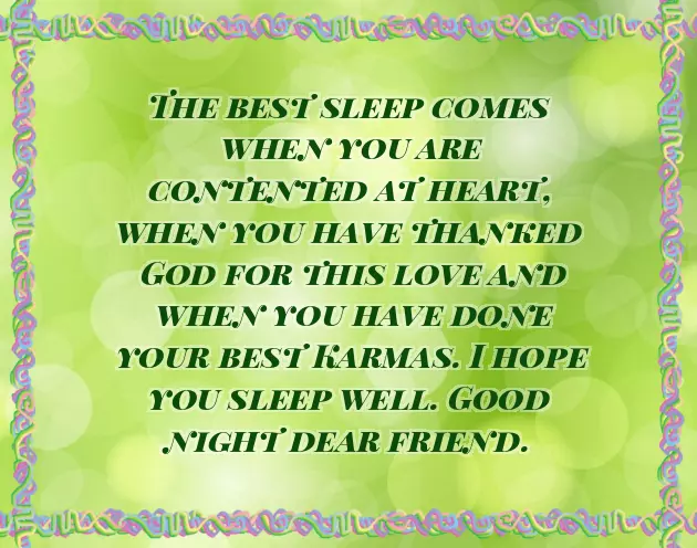 Good Night My Friend Sleep Well Good Night My Friend Sleep Well