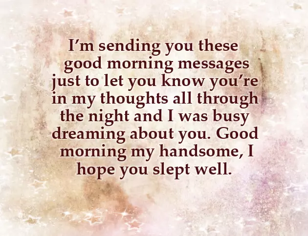 Sweet Morning Message For Him Sweet Morning Message For Him