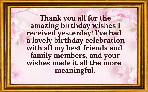 Thanks Note To Friends For Birthday Wishes Thanks Note To Friends For Birthday Wishes