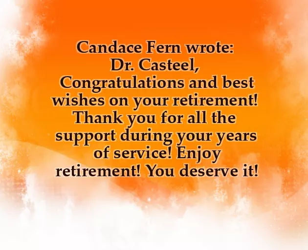 Wishes Happy Retirement