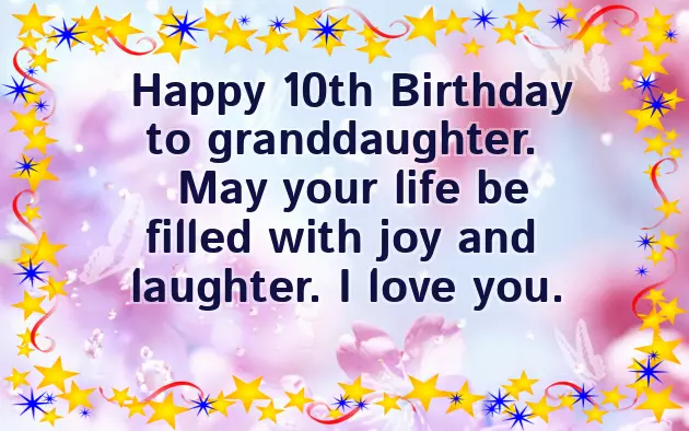 Happy 10Th Birthday Girl Quotes