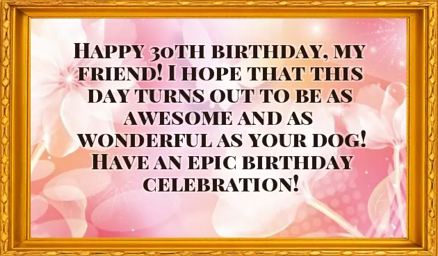 Happy 30Th Birthday Son