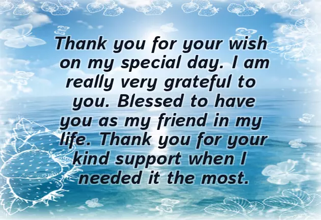 Thanks For My Birthday Wishes Status