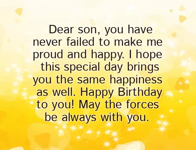 Happy Birthday To An Awesome Son