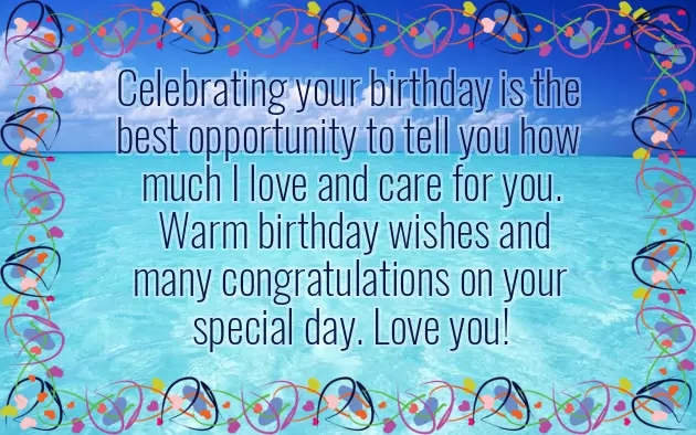 Short And Sweet Birthday Wishes For Her