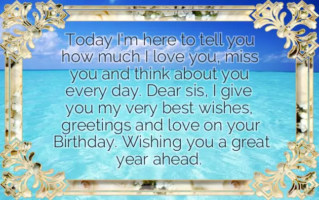 Wish You Very Happy Birthday Sister Wish You Very Happy Birthday Sister