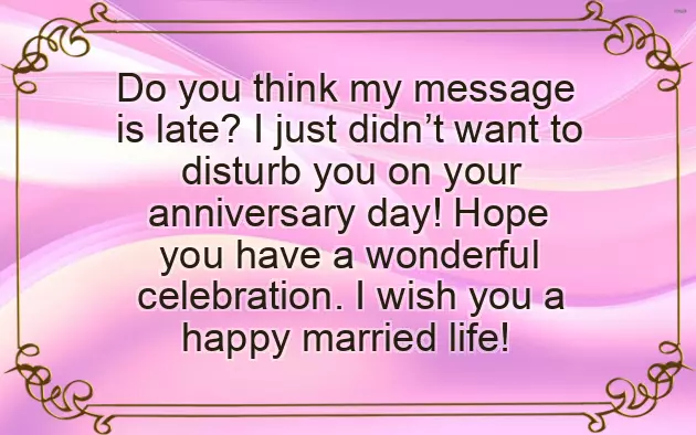 Belated Anniversary Belated Anniversary