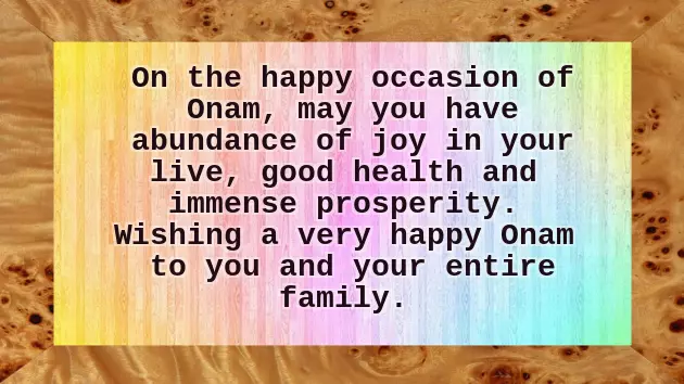 Onam Wishes In English Onam Wishes In English