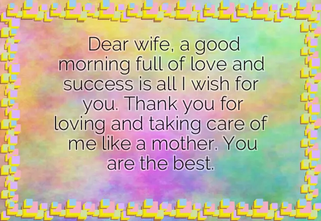 Morning Message To Your Wife Morning Message To Your Wife