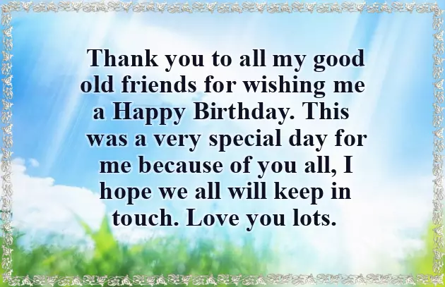 Quotes Thanking For Birthday Wishes