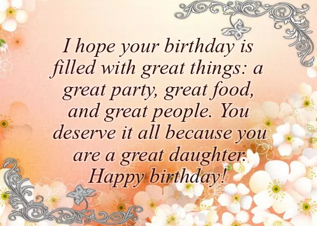 Heartfelt Birthday Wishes For My Daughter