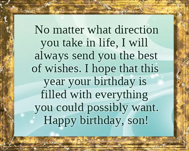Happy Birthday Son Thought Happy Birthday Son Thought