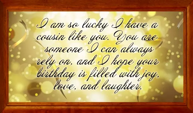 Birthday Letter For Cousin Sister