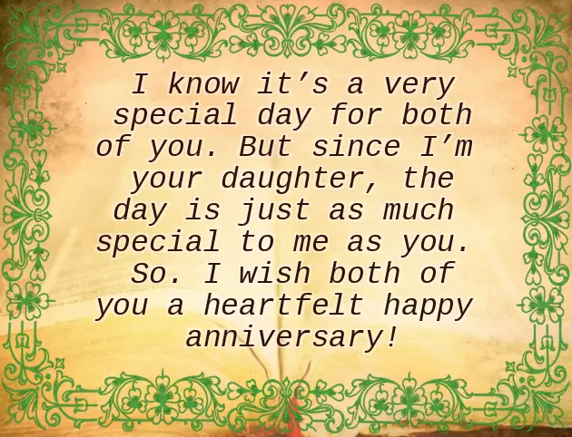 Marriage Anniversary To Parents