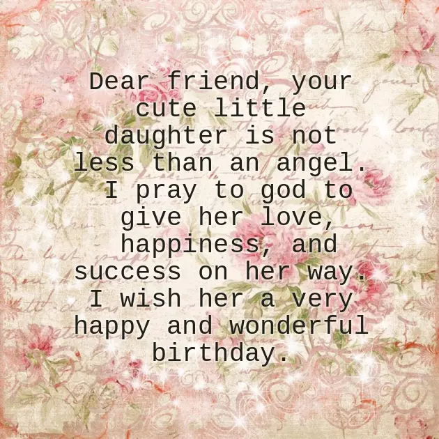 Birthday Wishes For A Little Daughter