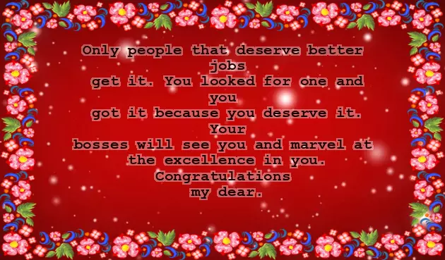 Congratulations On Getting New Job Congratulations On Getting New Job