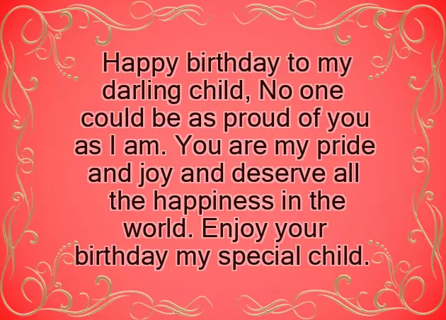 Happy Birthday For Child Quotes Happy Birthday For Child Quotes