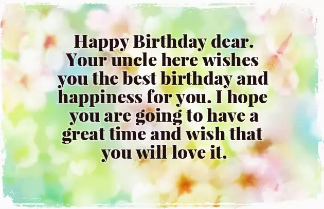 Happy Birthday Wishes Little Nephew