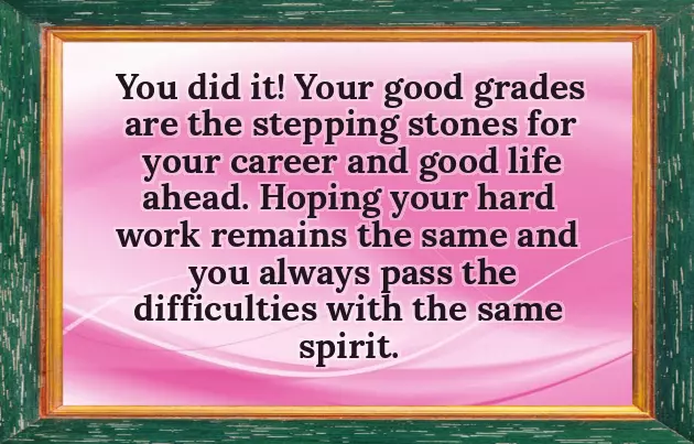 Congratulations On Good Result Congratulations On Good Result