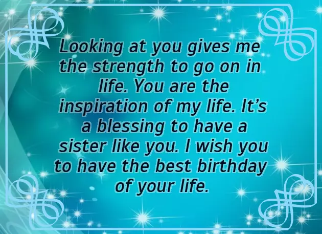 Birthday Wishes For Best Sister