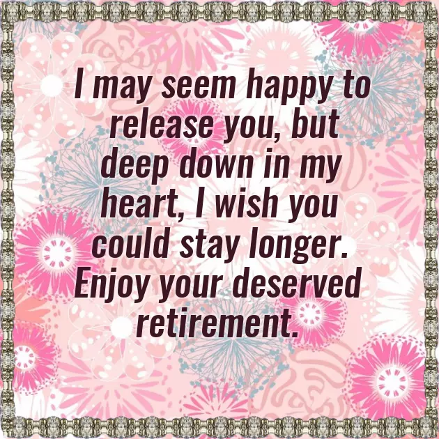 Retirement Text Message Retirement Text Message