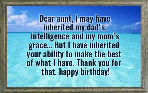 Happy Birthday My Favorite Aunt