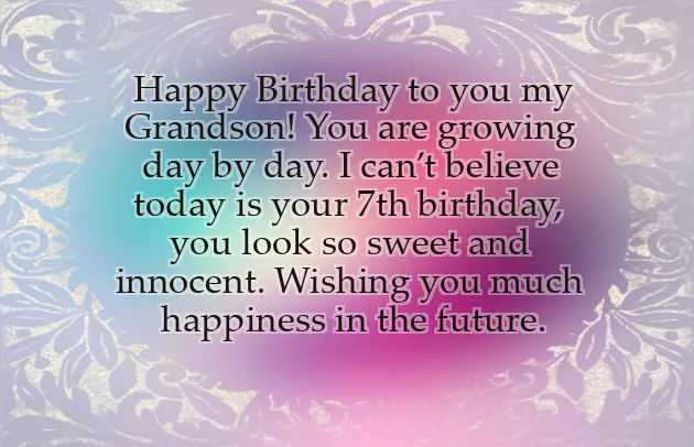 Birthday Wishes For A Seven Year Old Boy Birthday Wishes For A Seven Year Old Boy