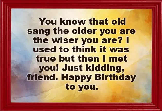 Birthday Wishes To Female Friend Funny