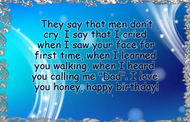 Daughter Birthday Greetings From Dad Daughter Birthday Greetings From Dad