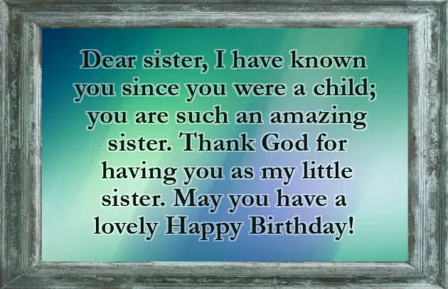 Birthday Wishes To Kid Sister Birthday Wishes To Kid Sister