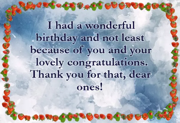 Best Thanks For Birthday Wishes