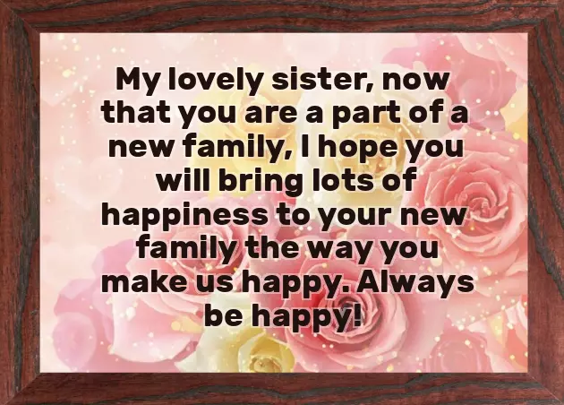 Happy Married Life Wishes For Sister Happy Married Life Wishes For Sister