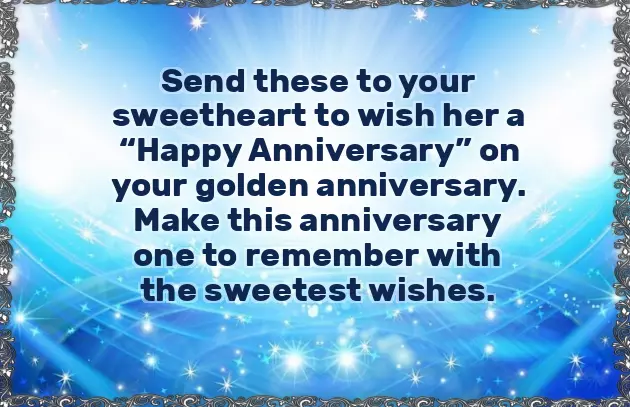 50Th Marriage Anniversary 50Th Marriage Anniversary