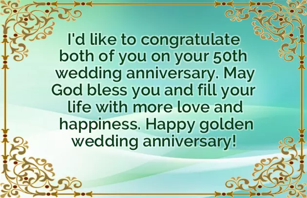 Happy 50Th Anniversary Wishes Happy 50Th Anniversary Wishes