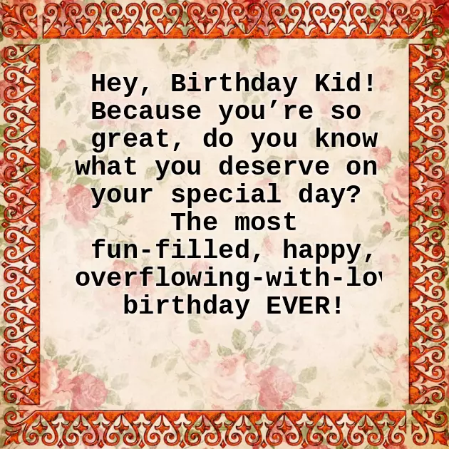 Birthday Thought For Child Birthday Thought For Child