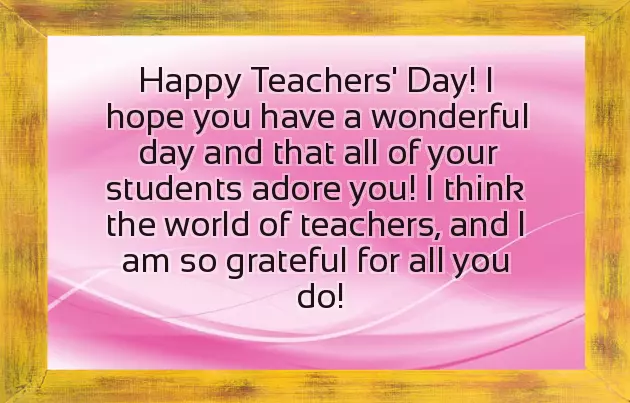 Wishes For Teachers Wishes For Teachers