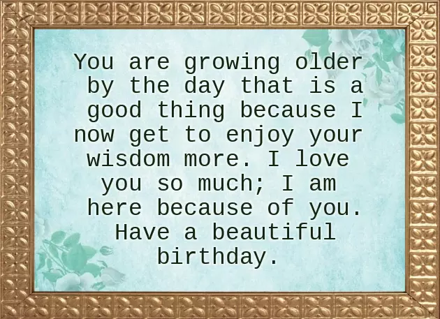 Birthday Wishes For Elders
