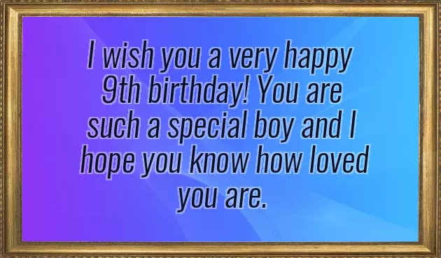 Birthday Wishes To 9 Year Old Boy Birthday Wishes To 9 Year Old Boy
