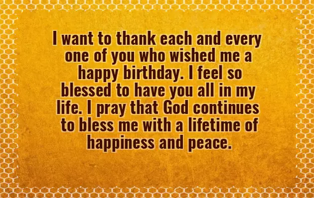 Thank You Guys For All Your Wishes