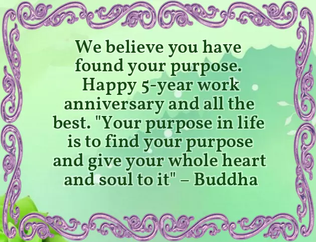Congratulations On Your 5 Year Work Anniversary Congratulations On Your 5 Year Work Anniversary