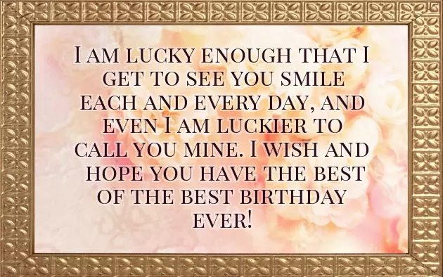 Happy Birthday To Your Lovely Wife