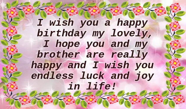 Wishes For Birthday For Sister In Law Wishes For Birthday For Sister In Law