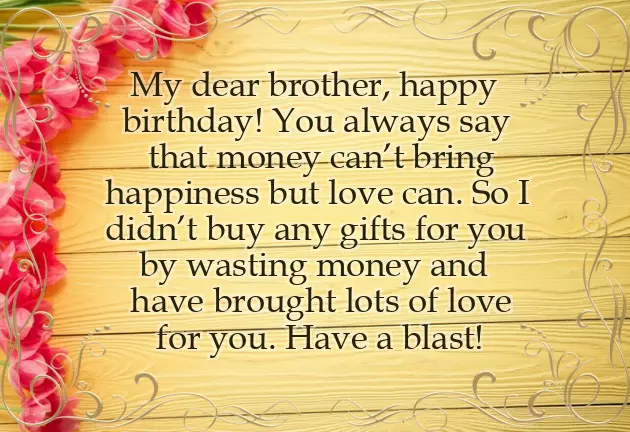 Birthday Wishes For Big Brother From Sister Birthday Wishes For Big Brother From Sister