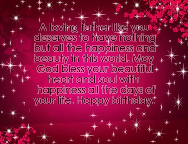 Thank You Dad For Birthday Wishes