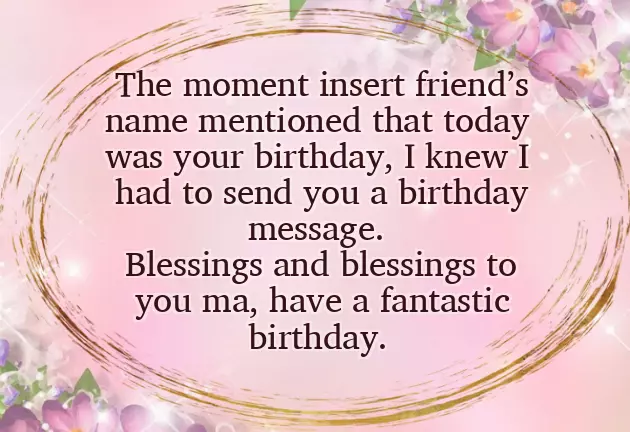 Happy Birthday To Friends Mom