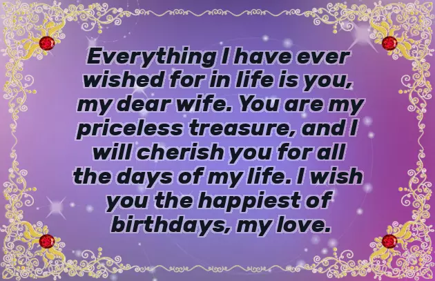 Birthday Wishes Wife Status