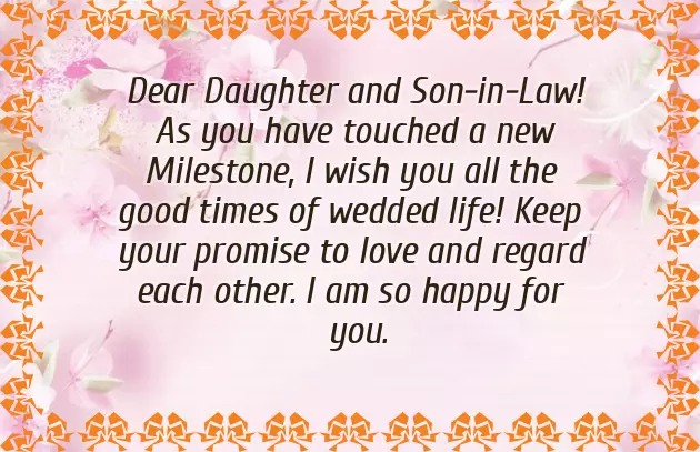 Marriage Anniversary Wishes For Daughter And Son In Law Marriage Anniversary Wishes For Daughter And Son In Law