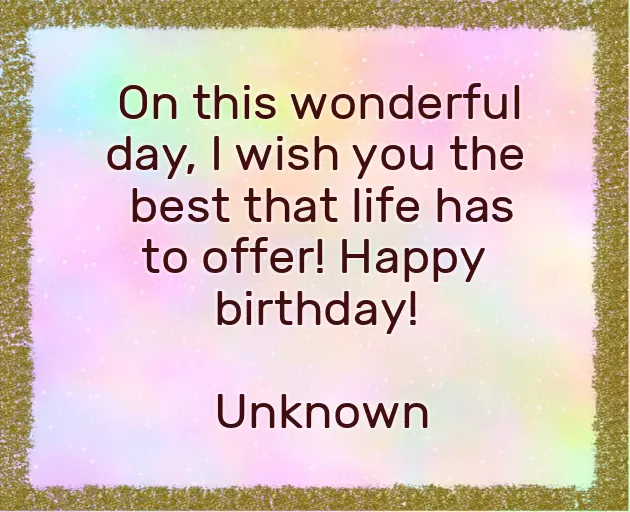 Wishing A Friend On Her Birthday