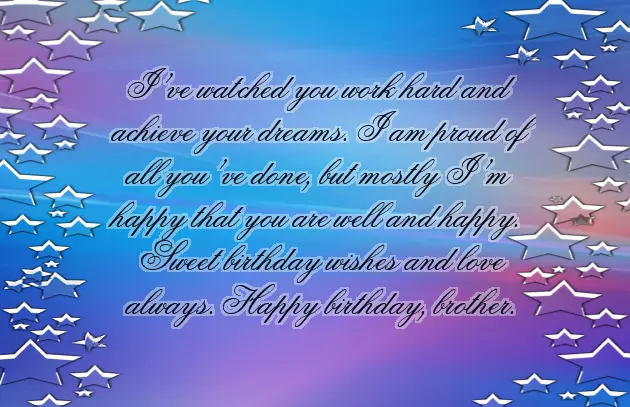 Good Words For Brother Birthday Good Words For Brother Birthday